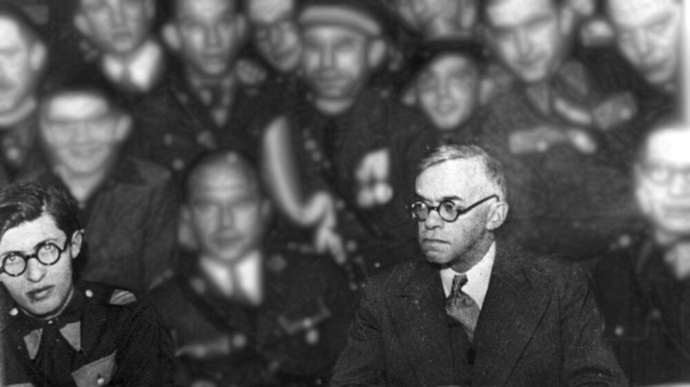 1923 gründete Jabotinsky die Jugendorganisation Beitar. Bald mit dabei: Menachem Begin (l.), der mehr als 50 Jahre später Premierminister Israels werden wird.