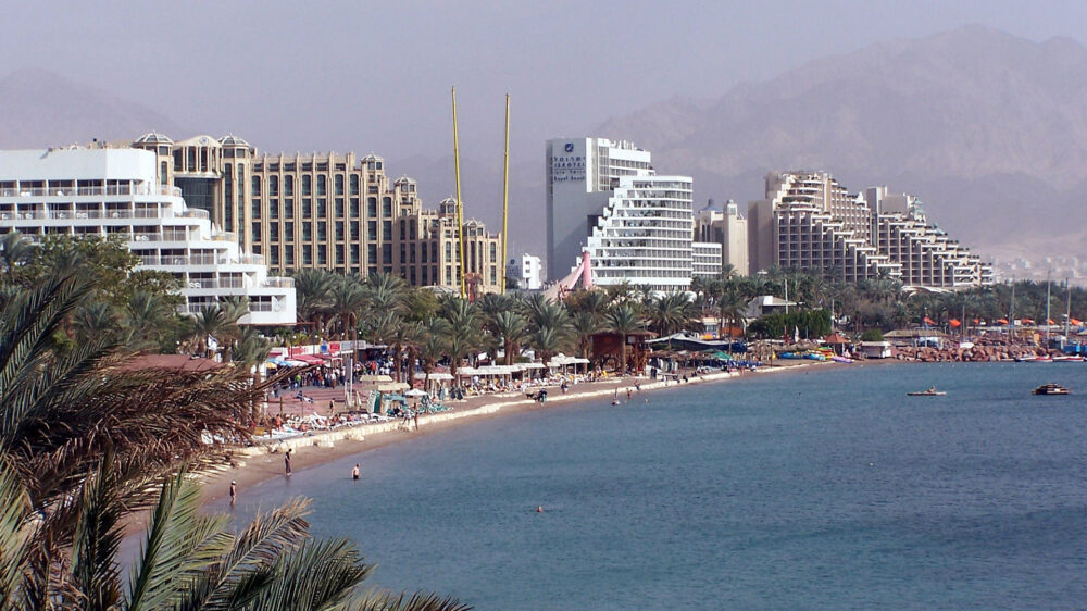 Die Stadt Eilat ist während der Corona-Krise ein beliebtes Reiseziel bei israelischen Touristen