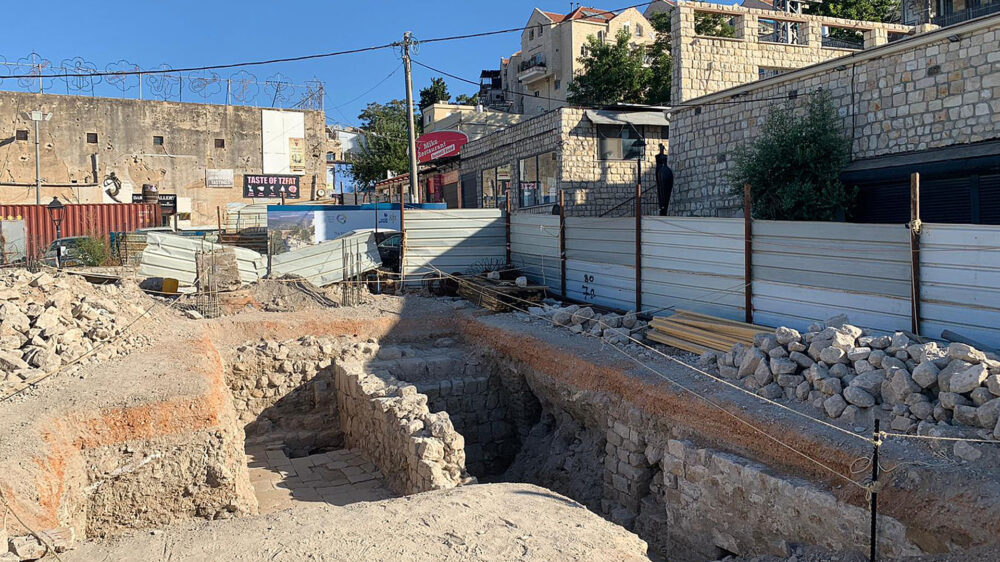 Die Ausgrabung in der Altstadt von Zefat gewährt den Archäologen Einblicke in mehrere Epochen