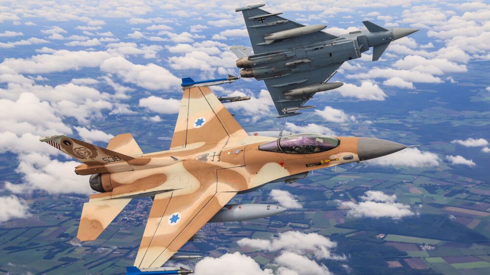 Die deutsche und israelische Luftwaffe führten gemeinsame militärische Manöver durch