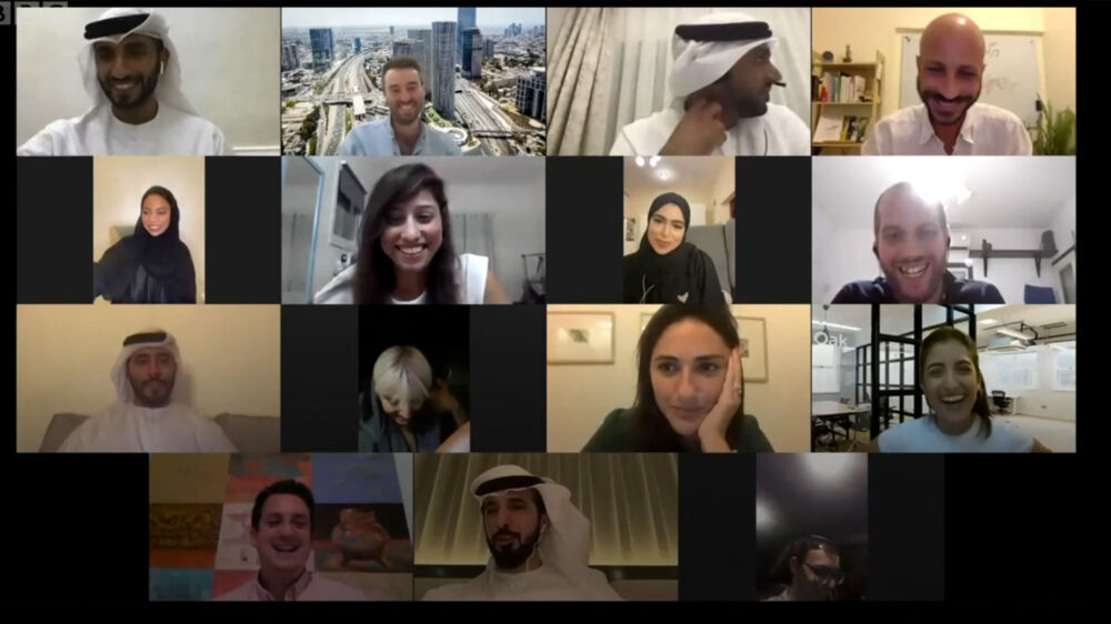 Die Technik macht's möglich – und die Politik: Ein Videochat unter Israelis und Emiratis