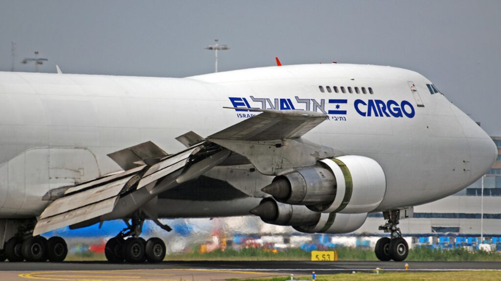 Eine Boeing 747 von El Al Cargo: Künftig soll ein solches Flugzeug regelmäßig in jordanischen Luftraum Fracht nach Dubai fliegen