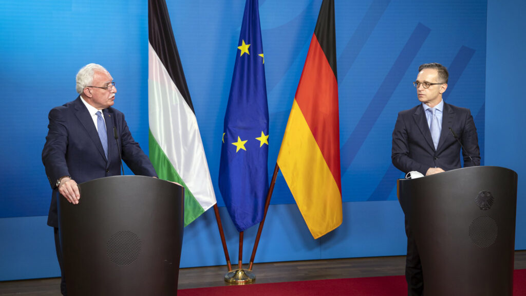 Wollen beide, dass die Bundesrepublik in Nahost eine wichtige Rolle spielt: die Außenminister Deutschlands und der Palästinensischen Autonomiebehörde, Maas und Al-Maliki