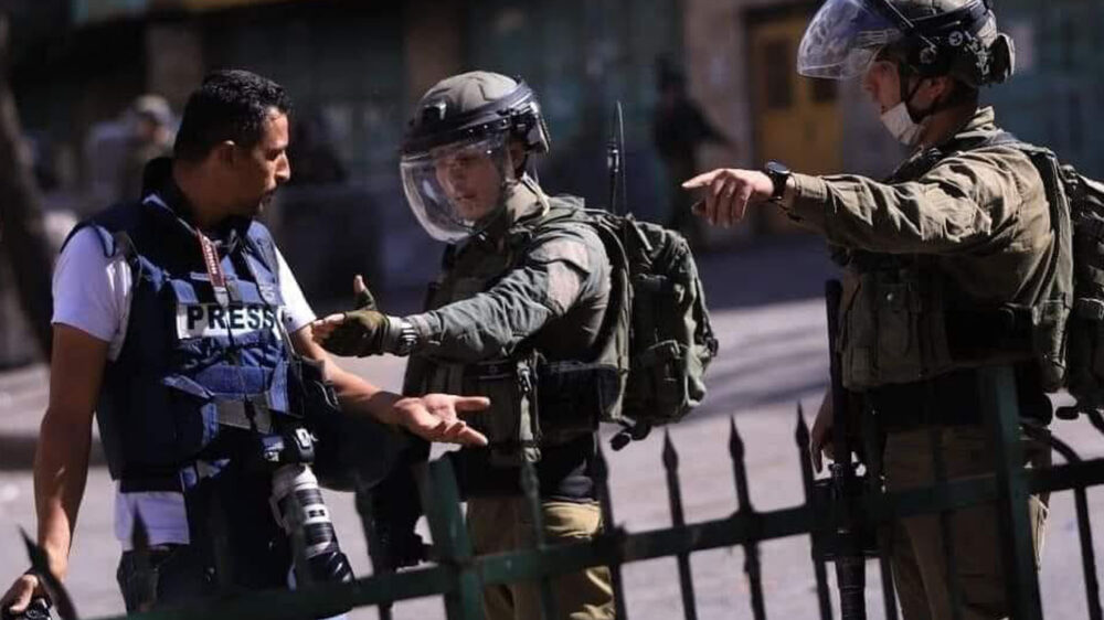 Der Verband wirft der israelischen Armee vor, palästinensische Journalisten zu schikanieren