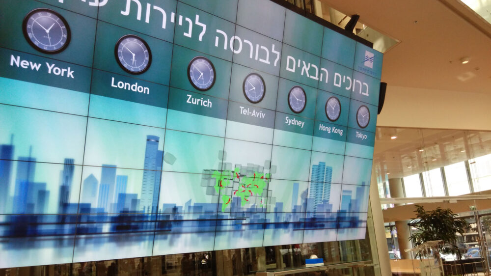 An der Börse von Tel Aviv haben umweltfreundliche Unternehmen die besseren Aktien