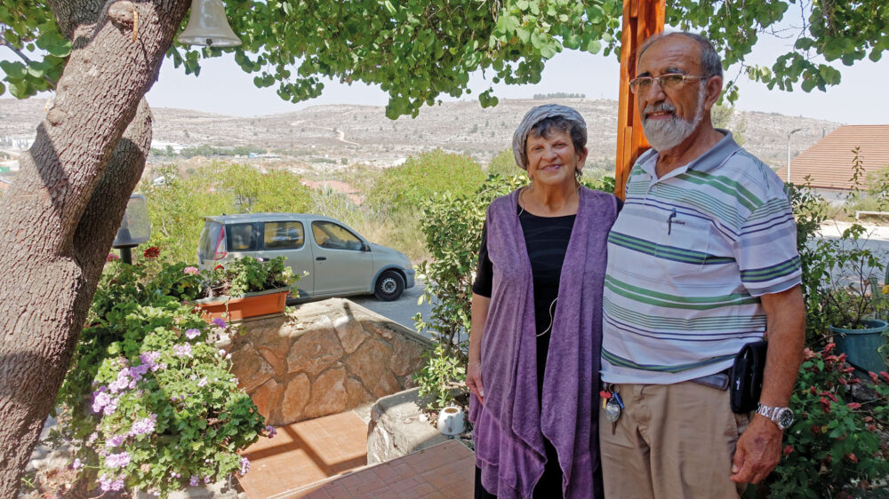 Das Ehepaar Simchoni hat gute Erfahrungen mit den palästinensischen Nachbarn gemacht