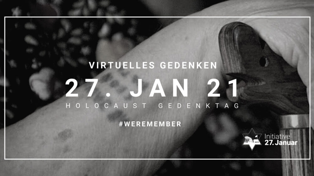 Die Gedenkveranstaltung am 27. Januar wird per Livestream auf YouTube und Facebook übertragen