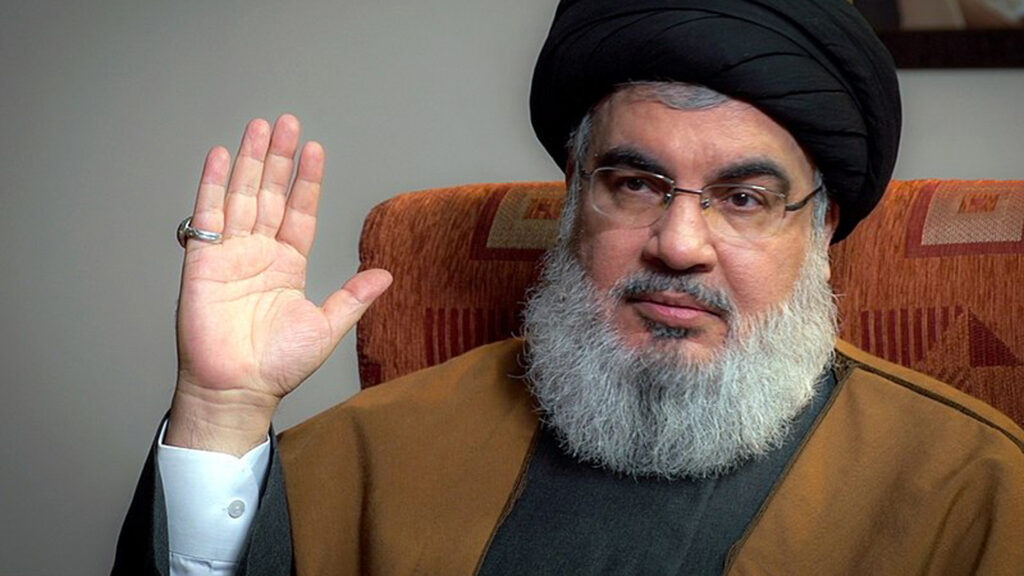 Der Generalsekretär der Hisbollah, Nasrallah, sieht seine Miliz bereit für eine Konfrontation mit Israel (Archivbild)