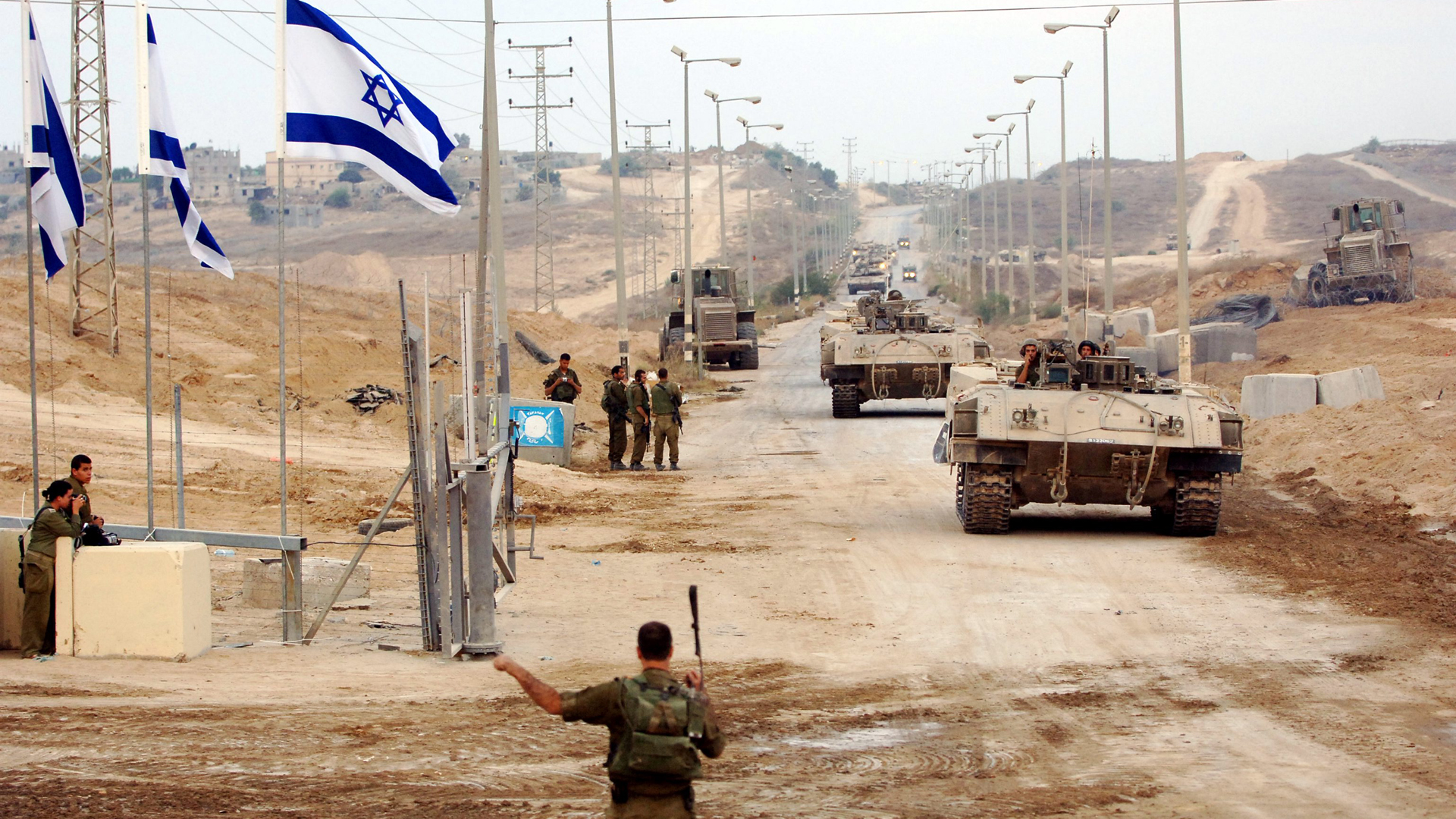 Am 12. September 2005 verließen die letzten israelischen Soldaten über Kissufim den Gazastreifen.