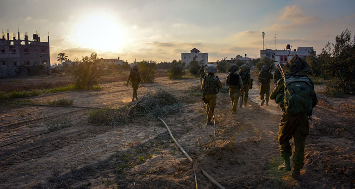 Keine Idylle: Bei der Operation „Starker Fels“ drangen israelische Soldaten in den Gazastreifen vor