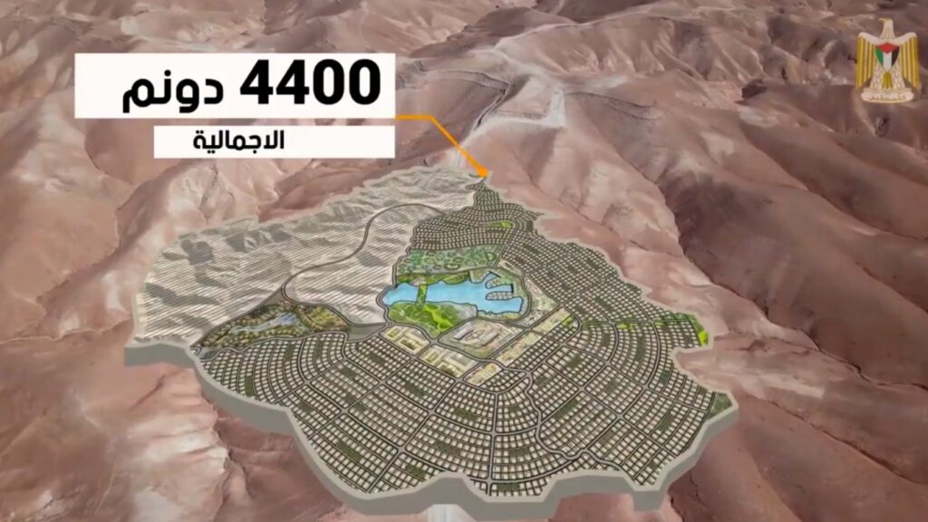 In der judäischen Wüste soll eine Stadt für Palästinenser gebaut werden