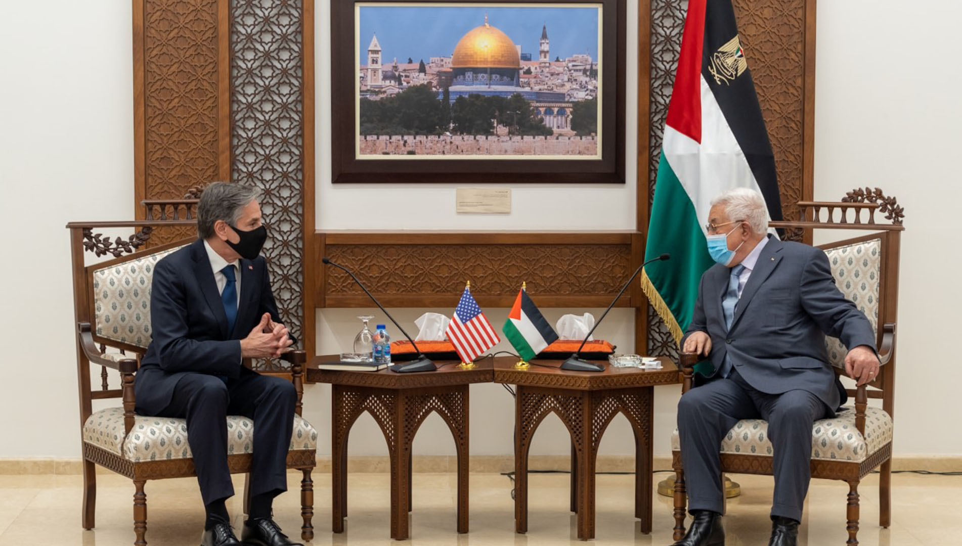 Beim Treffen mit Abbas versprach Blinken den Palästinensern finanzielle Unterstützung
