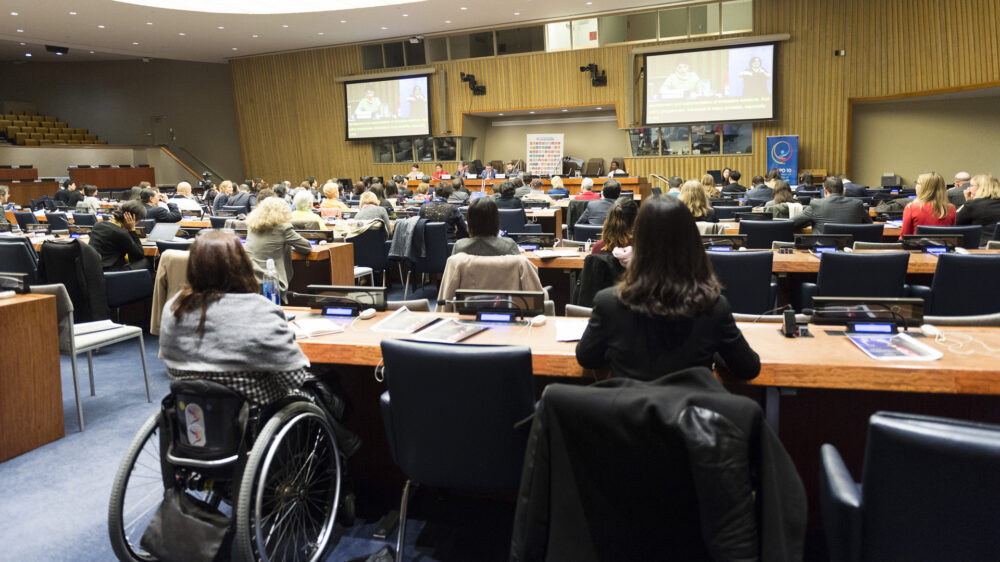 Die Vereinten Nationen thematisieren regelmäßig, wie sich das Leben von Menschen mit Behinderungen besser gestalten lässt (Archivbild)
