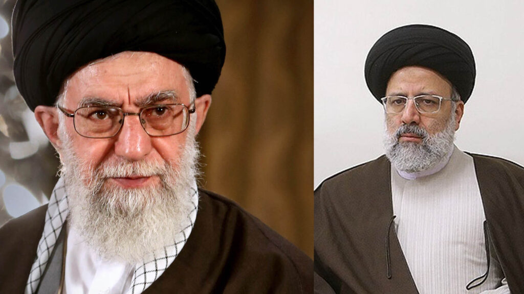 Präsident von Chameneis Gnaden: Ibrahim Raisi (r.)