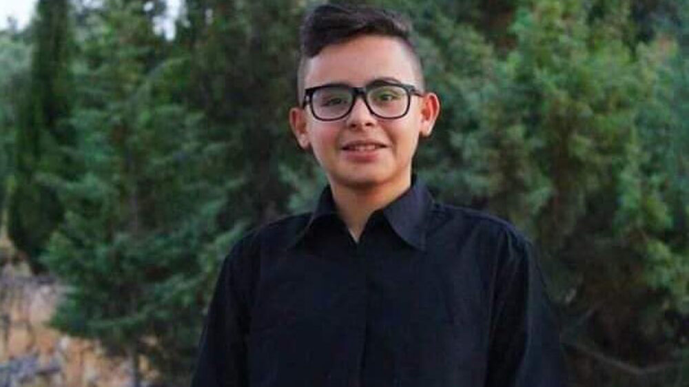War vorübergehend in Gewahrsam: der 16-jährige Amir Taha Muhammad Abu Scharar