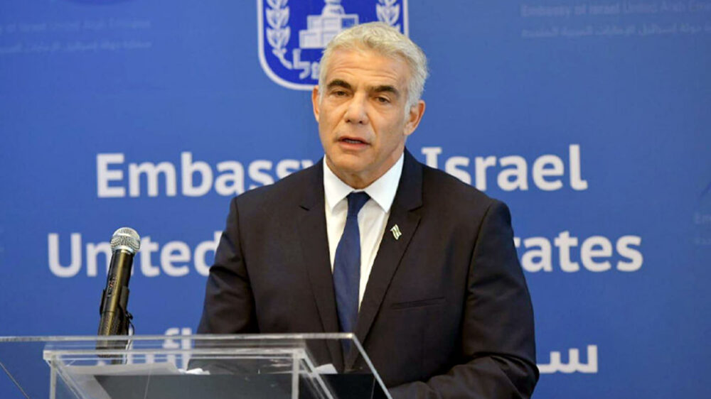 Betonte in Abu Dhabi Israels Friedenswillen: Außenminister Lapid