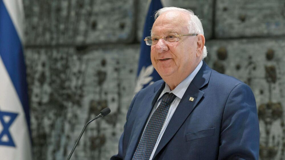 Politisch engagiert: Als Staatspräsident sah sich Rivlin mitunter veranlasst, bei der Gesetzschreibung einzugreifen