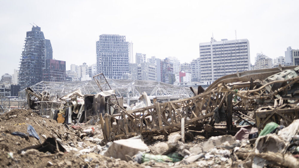 Die Explosion am 4. August 2020 verwüstete große Teile Beiruts