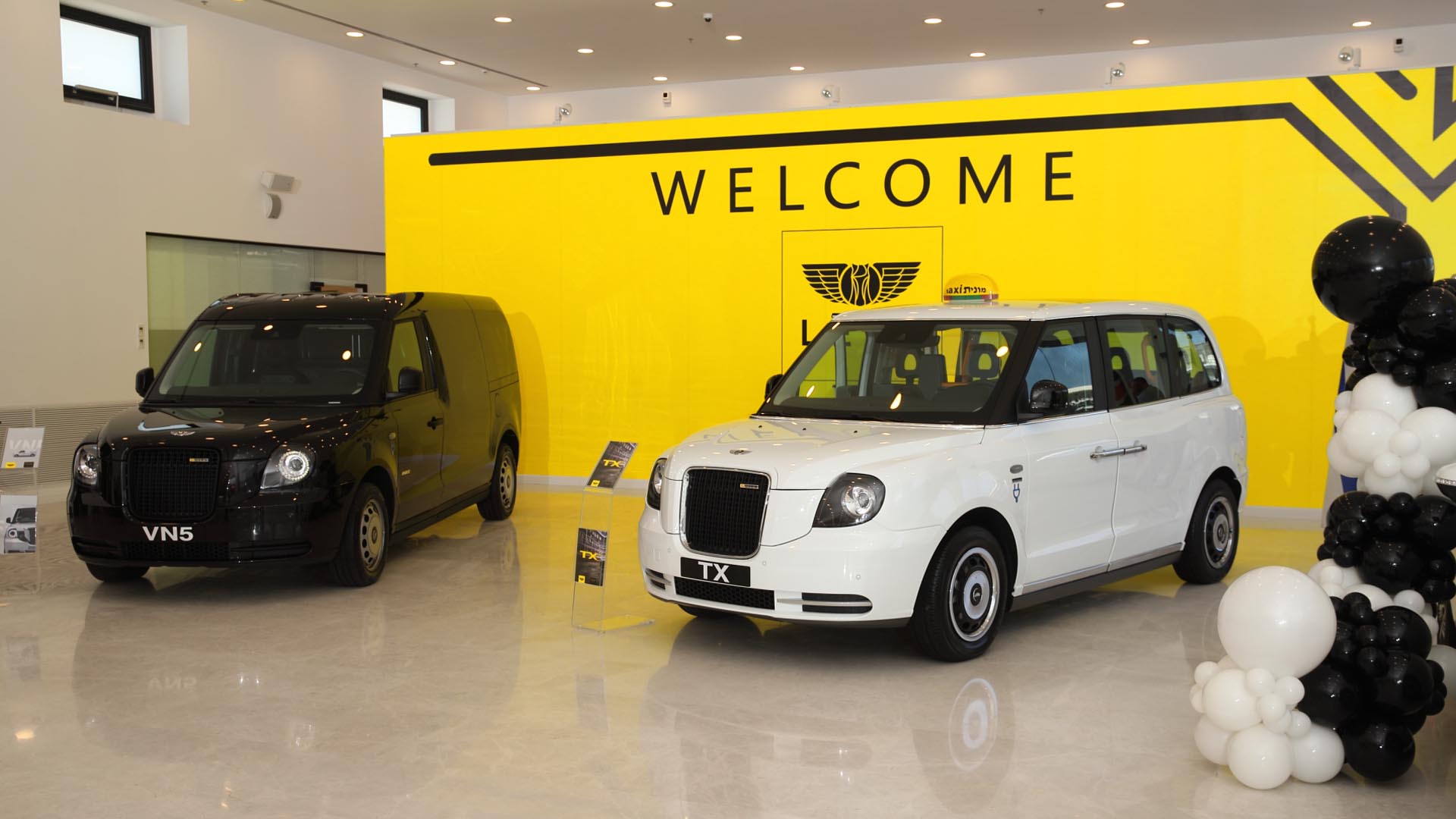 Londoner Taxis für Israel