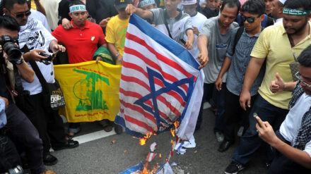 Muslime protestieren vor der US-Botschaft in der malaysischen Hauptstadt Kuala Lumpur gegen den Film „Innocence of Islam“