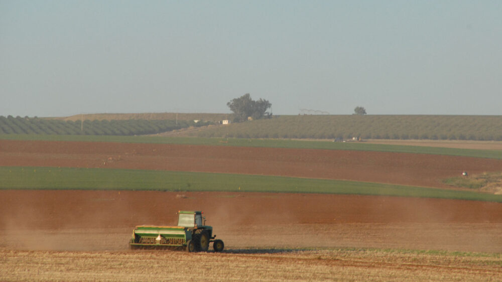 Feldanbau mit Traktor: Laut biblischem Gebot sollte im Schabbatjahr eine Pause eingelegt werden