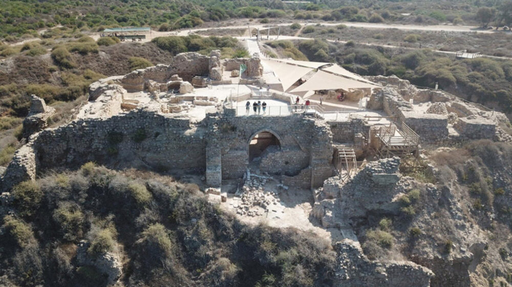 Den Fund machten die Israelis im Archäologiepark Apollonia