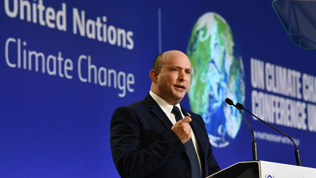 Sieht Israel vor einer Klima-Revolution: Premier Bennett