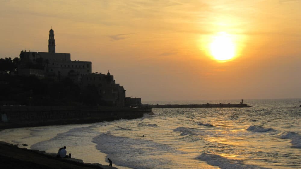 Sonnenuntergang Jaffa Tel Aviv