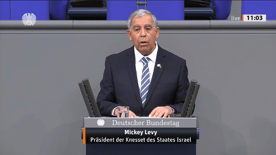 Knesset-Präsident Levy spricht im Deutschen Bundestag zur Gedenkstunde