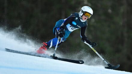 paralympische Skiläuferin aus Israel