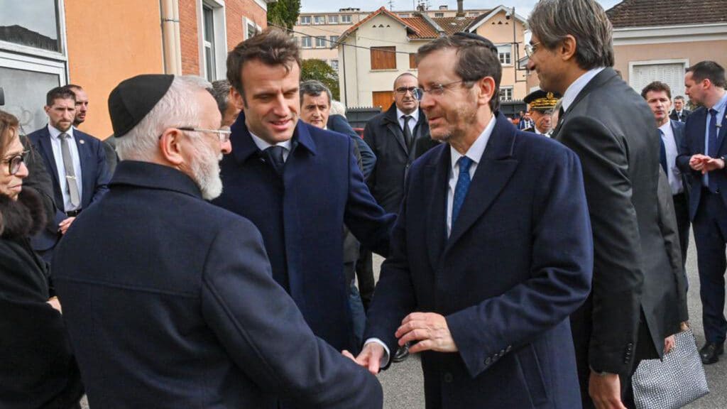 Der israelische Präsident Herzog beim Gedenken an die islamistischen Anschläge im Jahr 2012 in Toulouse