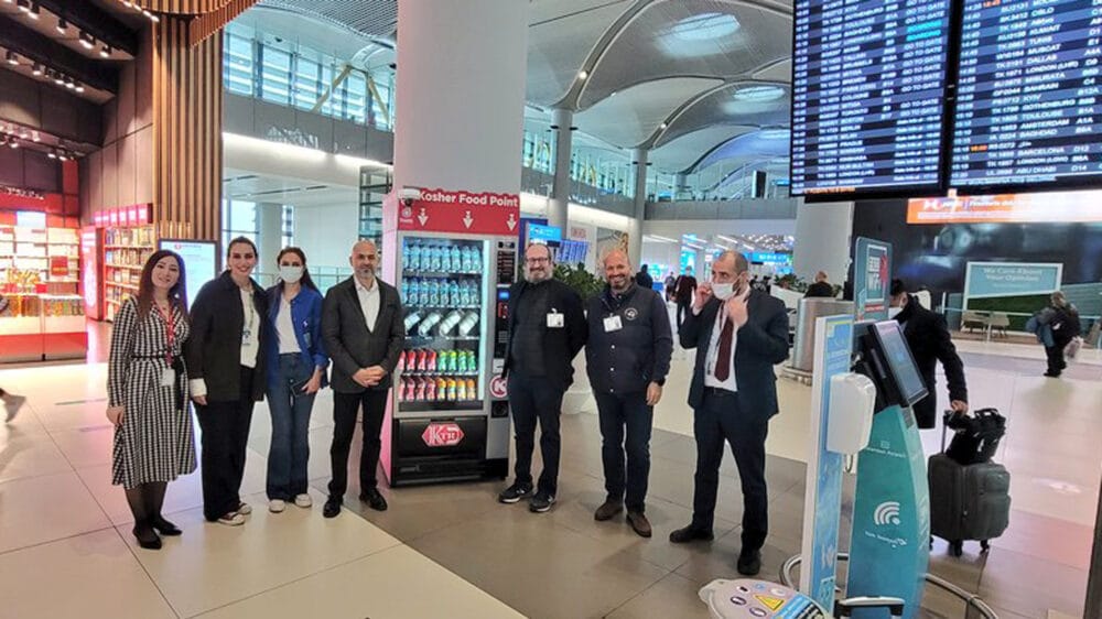 Koscher-Automat am Instabuler Flughafen