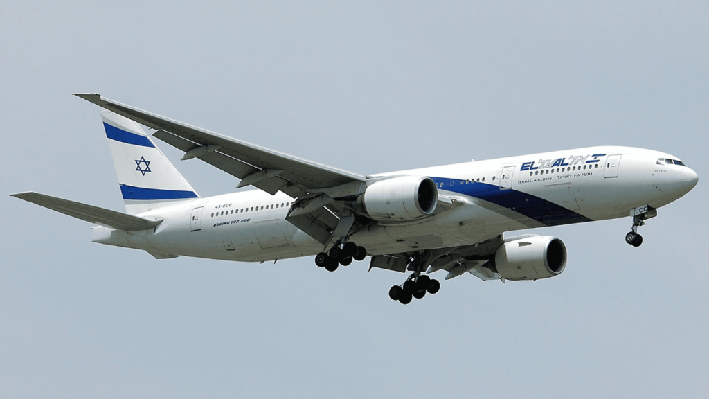 Die israelische Fluggesellschaft El AL fliegt mit der Boeing 777