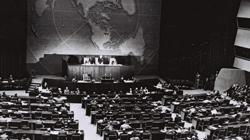 Am 29. November 1947 stimmte die UN-Generalversammlung für den Teilungsplan