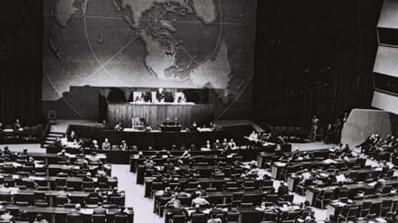 Am 29. November 1947 stimmte die UN-Generalversammlung für den Teilungsplan