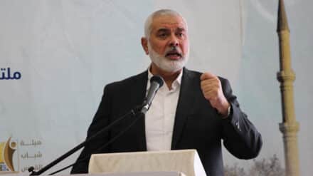 Hamas-Chef Hanije spricht zum 35. Jahrestag der Terror-Organisation