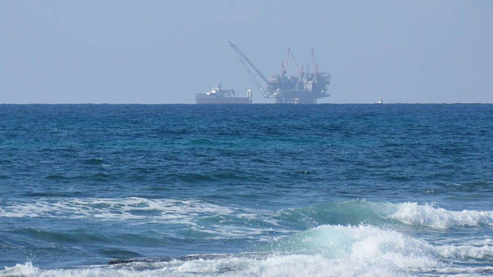 Die Verarbeitungsplattform für das Leviathan-Gasfeld vor der israelischen Küste