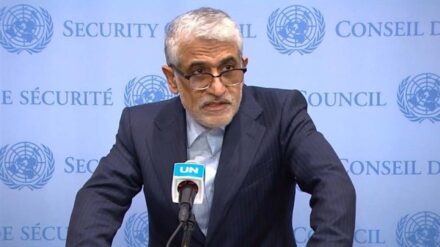 Der iranische UN-Botschafter Iravani
