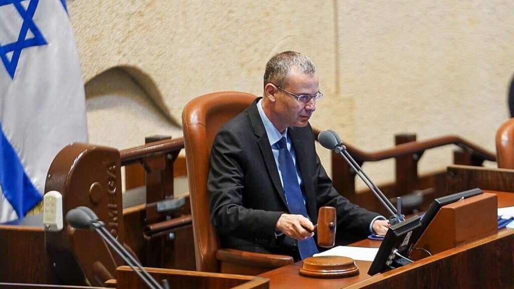 Jariv Levin in der Knesset