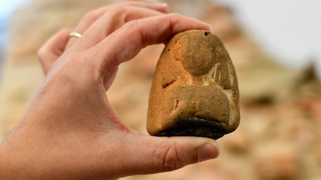 Figur der ägyptischen Göttin Hathor