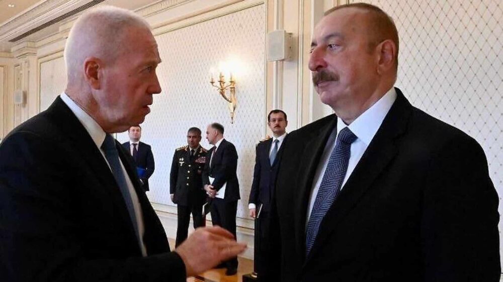 Der israelische Verteidigungsminister Gallant trifft in Baku den Präsidenten des Aserbaidschan Ilham Alijew