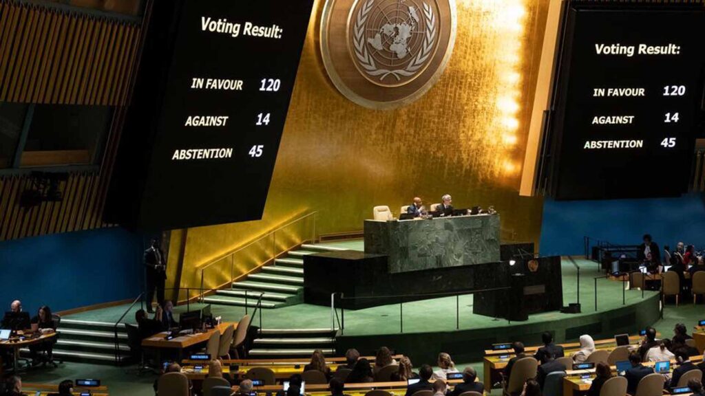 Die Vereinten Nationen stimmten über eine Resolution zum Gazakrieg ab