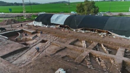 Archäoligen haben bei Mediddo ein altes Römerlager freigelegt