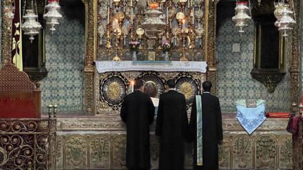 Eine armenische Messe in Jerusalem