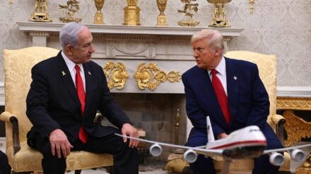 Treffen in spannenden Zeiten: US-Präsident Trump (r.) empfing den israelischen Premier Netanjahu (l.) am 7. April im Weißen Haus