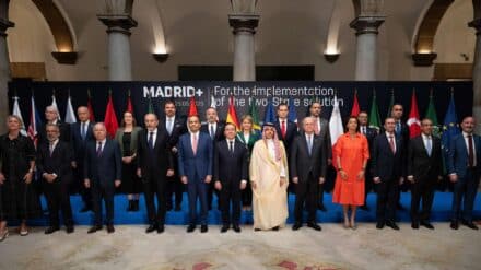 An der Konferenz der Madrid-Gruppe nahmen größtenteils Vertreter europäischer und arabischer Staaten teil