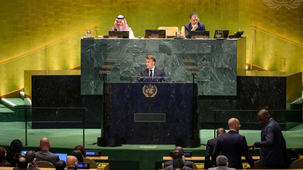 Der französische Präsident Macron sieht in der Anerkennung „Palästinas“ den einzigen Weg zum Frieden in Nahost