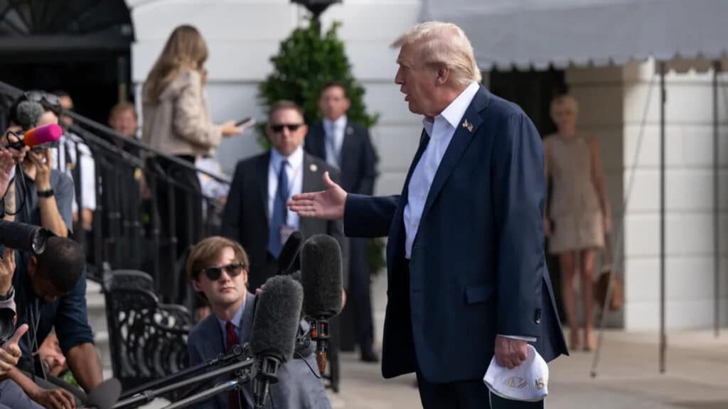 US-Präsident Trump zeigte sich am Freitag vor Pressevertretern zuversichtlich, dass ein Gazadeal nicht mehr lange auf sich warten lässt