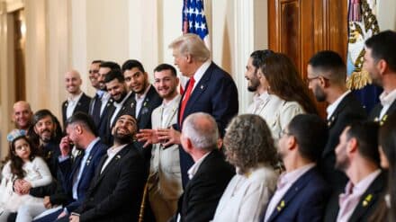 Geisel-Empfang im Weißen Haus
