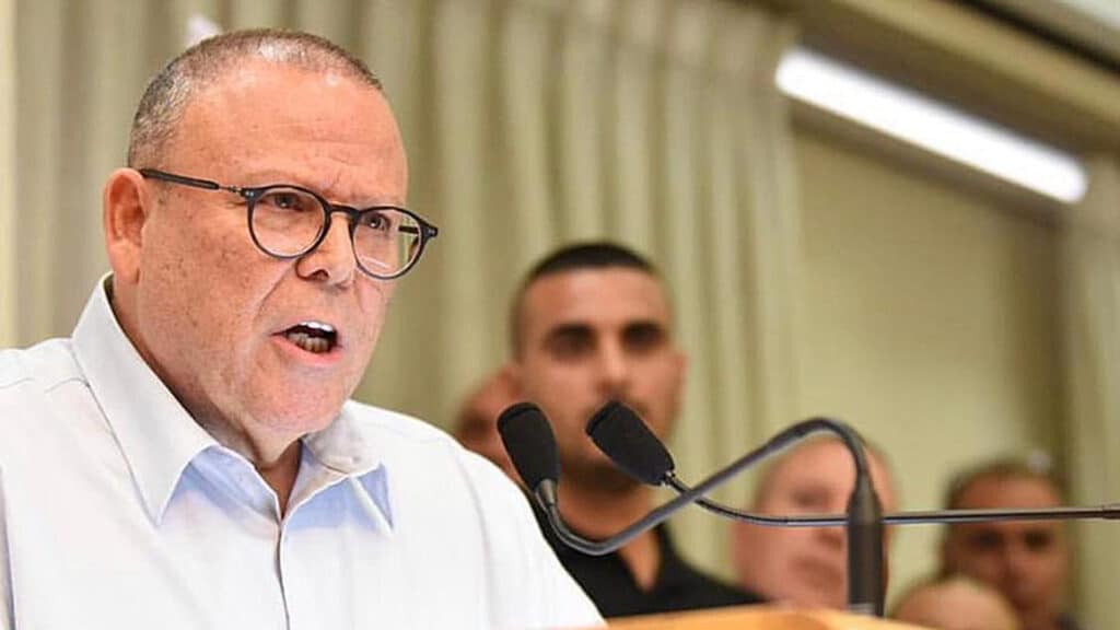 Der Chef des Gewerkschaftsverbandes Histadrut, Bar-David